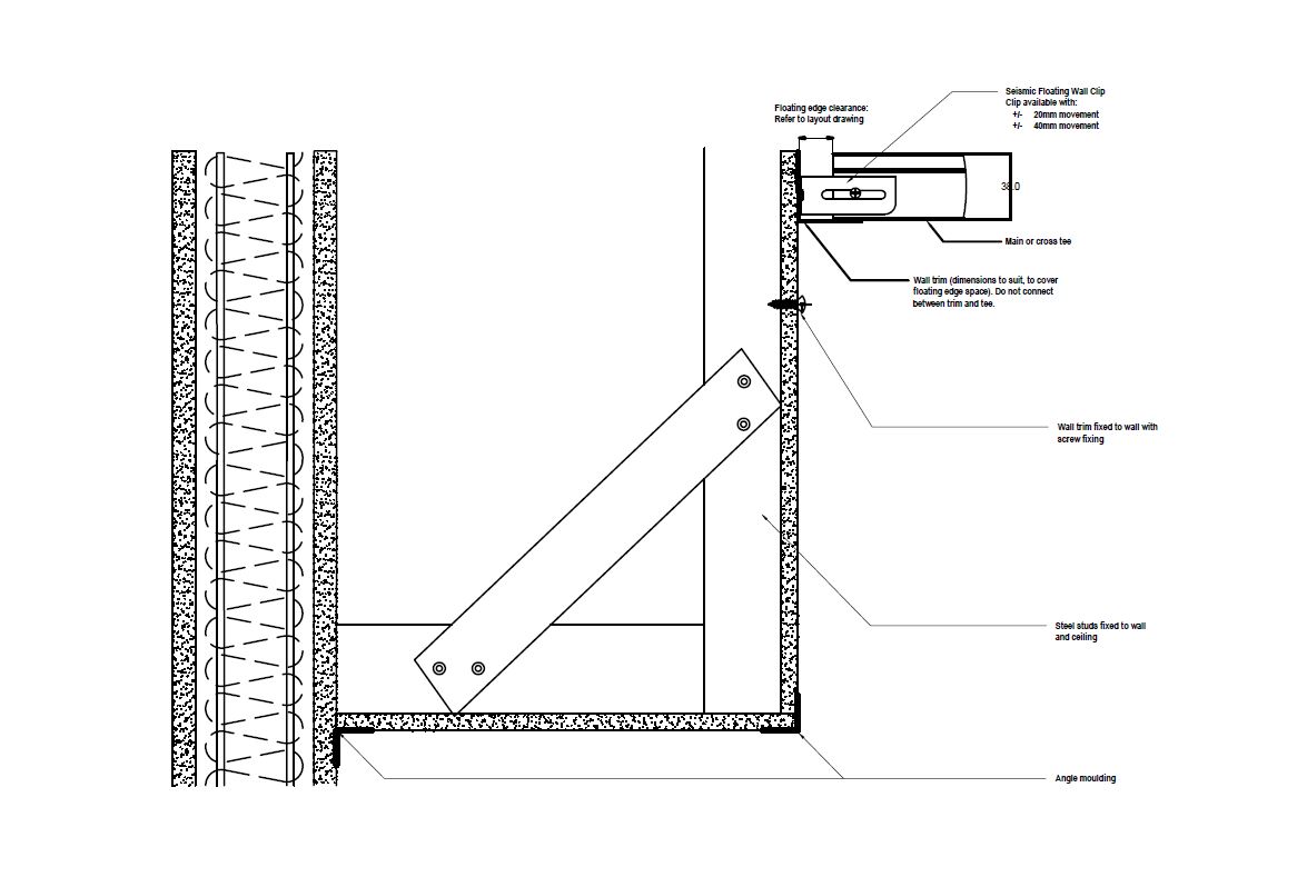 Ceiling to Bulkhead Fixing